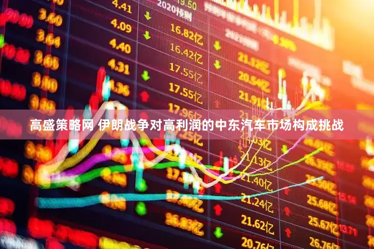 高盛策略网 伊朗战争对高利润的中东汽车市场构成挑战